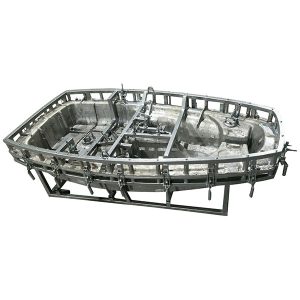molde de moldagem rotacional para casco de barco