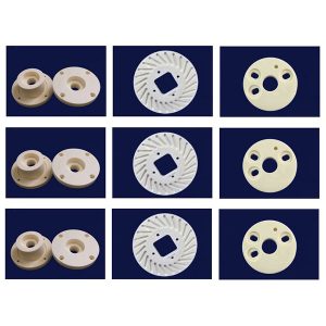 Usinagem CNC de flanges cerâmicos