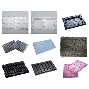 Bandeja moldada a vácuo com proteção contra descargas eletrostáticas