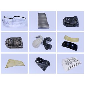 Peças de acabamento interior e exterior para automóveis moldadas a vácuo